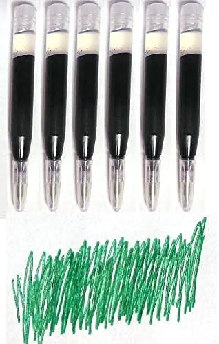 6 Genuine Intrepid Gel Ink Rollerball Refills in Colors for Sheaffer ion, Cross ion, Roadster, Vice, Penatia , Gelicious, and Matrix Pens (Bulk Packed) Intrepid