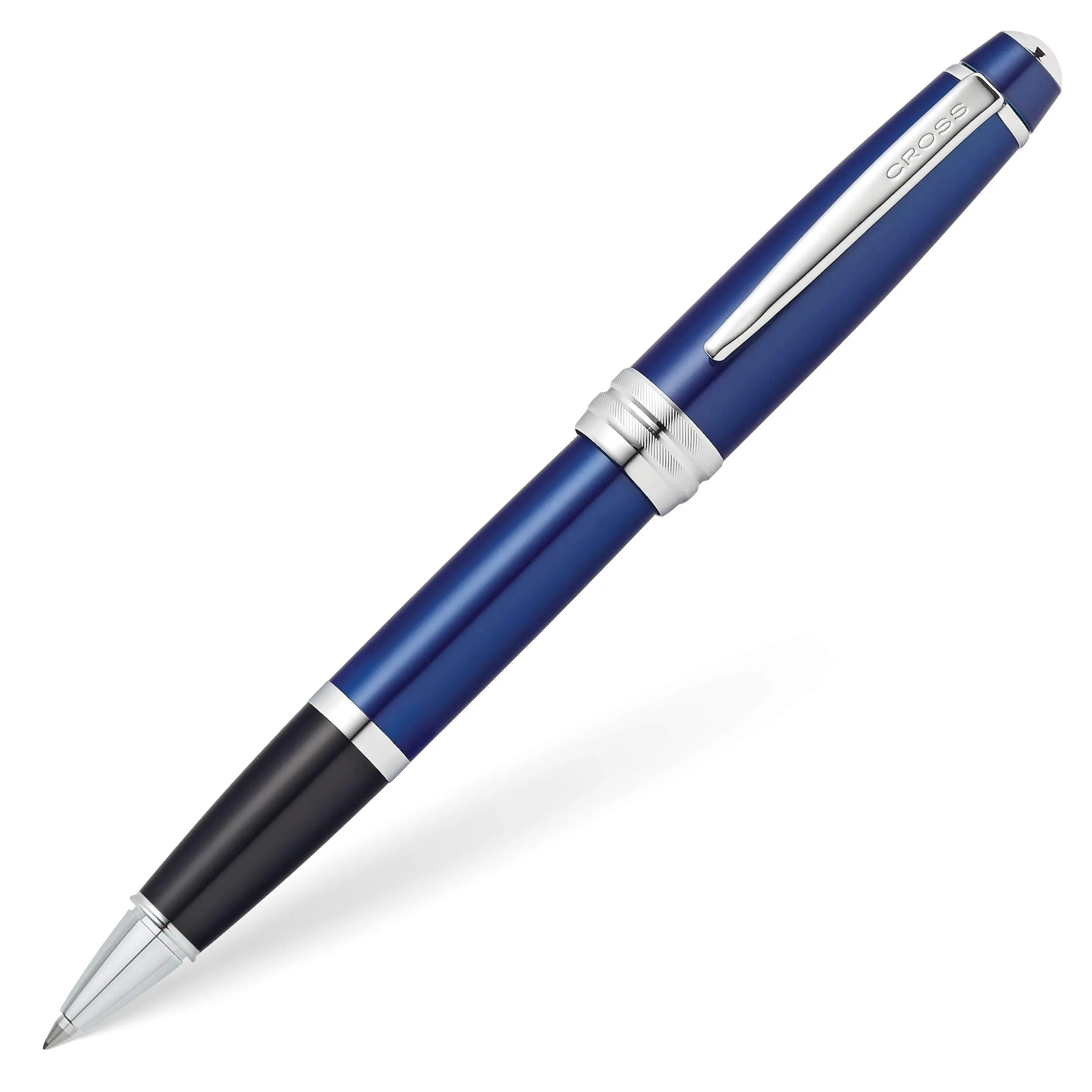 A. T. Cross Bailey Rollerball Pen Blue Lacquer Cross