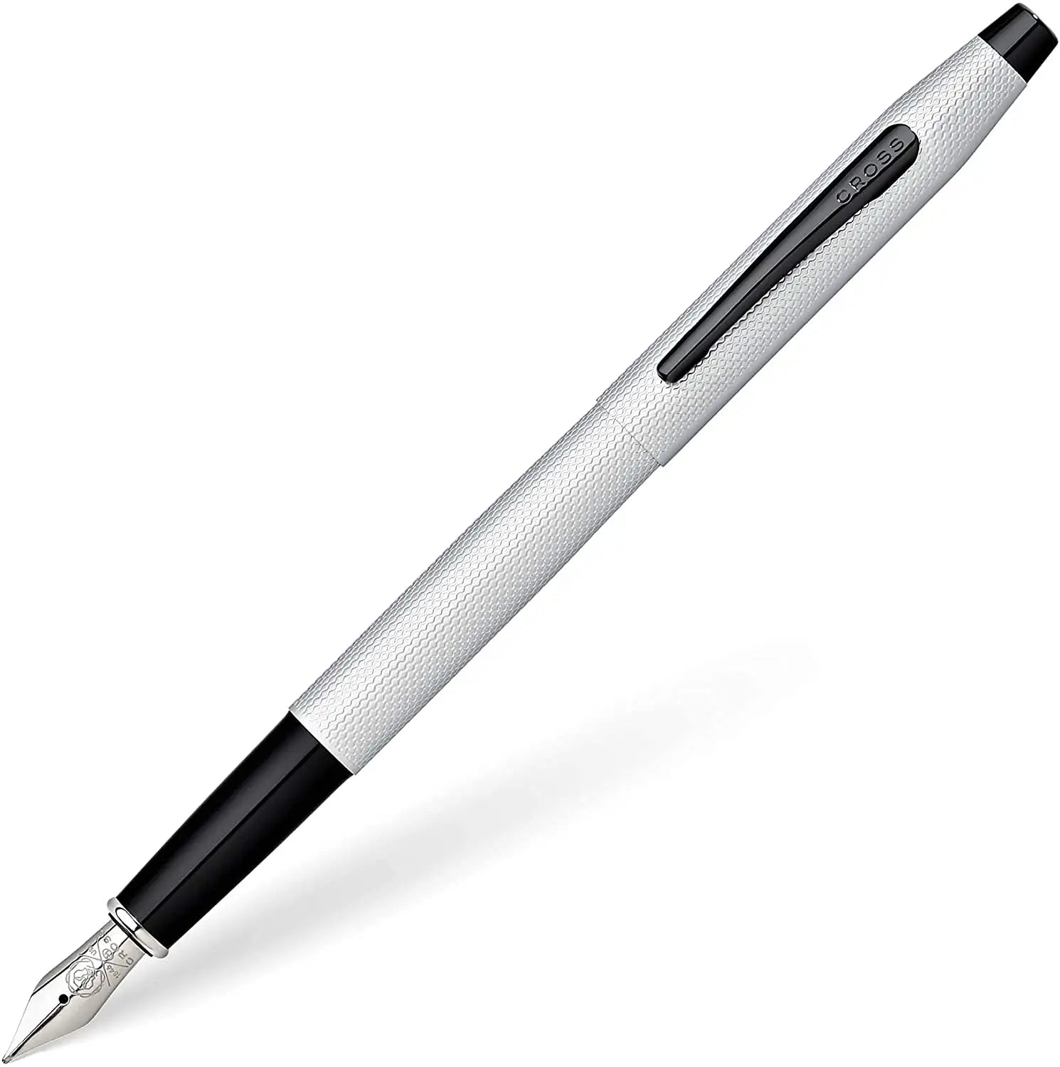 A.T. Cross Cross Classic Century Limited Collections, Diamond cut and Patterned Barrel with Contrasting PVD Appointments Fine Point Stainless Steel nib Fountain Pen - crosspenmall.com