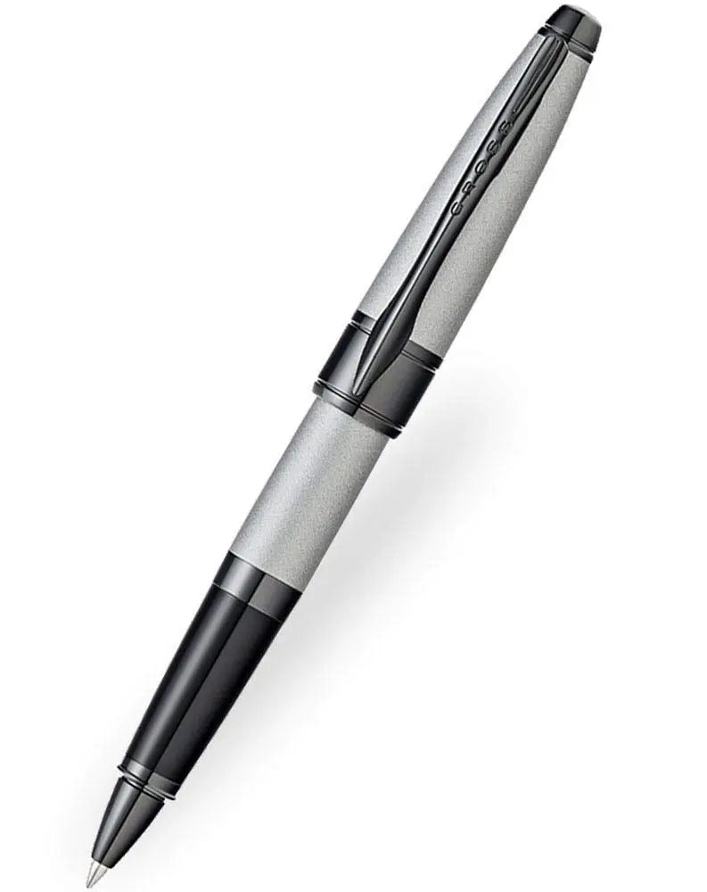 A.T. Cross Limited Release Edition Apogee elegant Art Deco metal Gray with Black Ink Rollerball pen,125 - crosspenmall.com