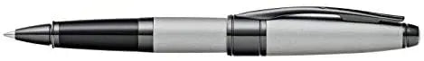 A.T. Cross Limited Release Edition Apogee elegant Art Deco metal Gray with Black Ink Rollerball pen,125 Cross