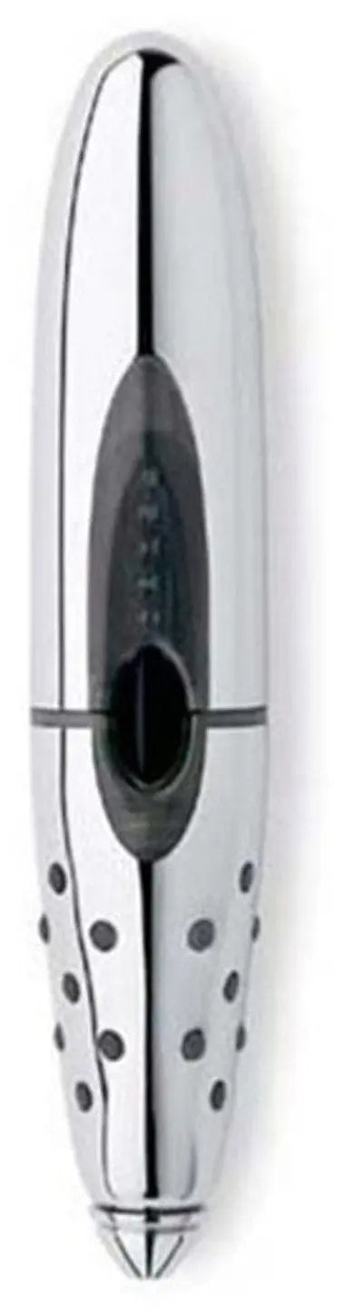 Cross Metal Ion Gel Ink Fine Writing Pen, Black Ink, Chrome/Black Barrel (Cro81215) Category: Roller Ball, Gel - crosspenmall.com