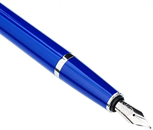 CROSS Bailey Light Polished Resin Refillable Fountain Pen,Medium Nib, Includes Premium Gift Box - Blue Cross