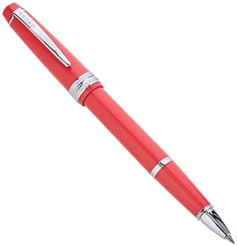 CROSS Bailey Light Polished Resin Refillable Gel Ink Rollerball Pen, Medium Rollerball, Includes Premium Gift Box - Coral - crosspenmall.com