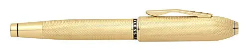 CROSS Peerless 125 23 Carat Heavy Gold Plated Fountain Pen, Fine Nib Cross