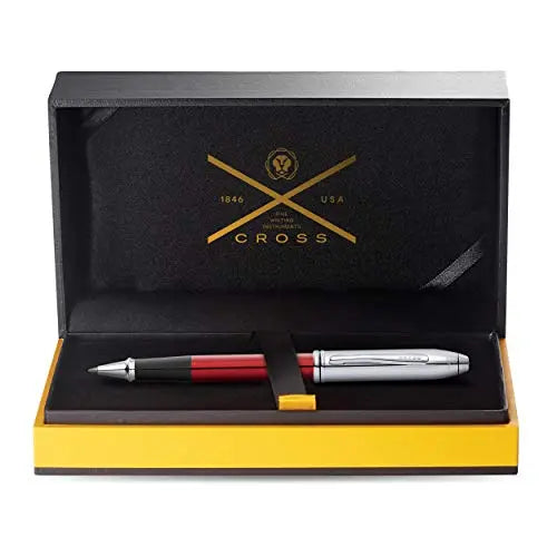 CROSS Townsend Limited Edition Rollerball Pen - Red Chrome Cross