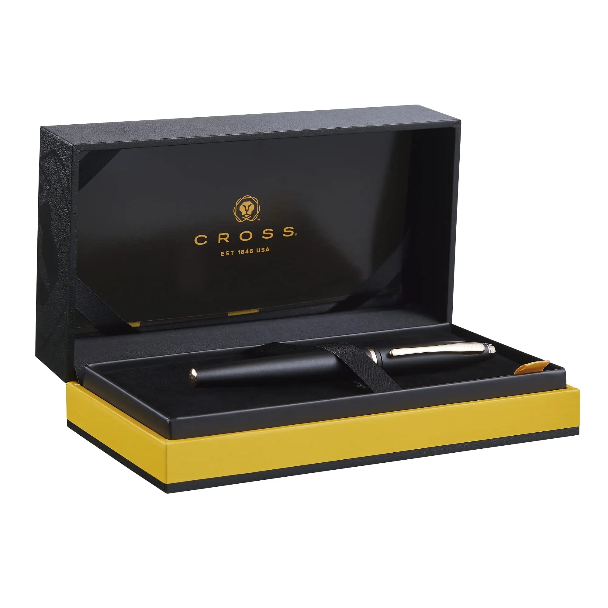 Calais Matte Black Lacquer Fountain Pen - crosspenmall.com