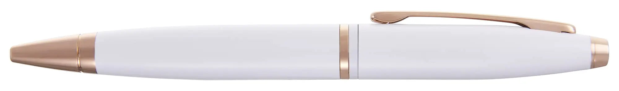 Calais Pearlescent White Lacquer Ballpoint Pen Cross