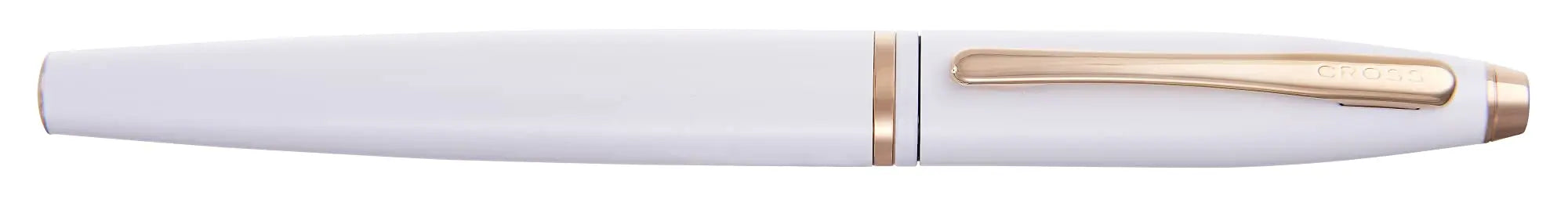 Calais Pearlescent White Lacquer Fountain Pen Cross