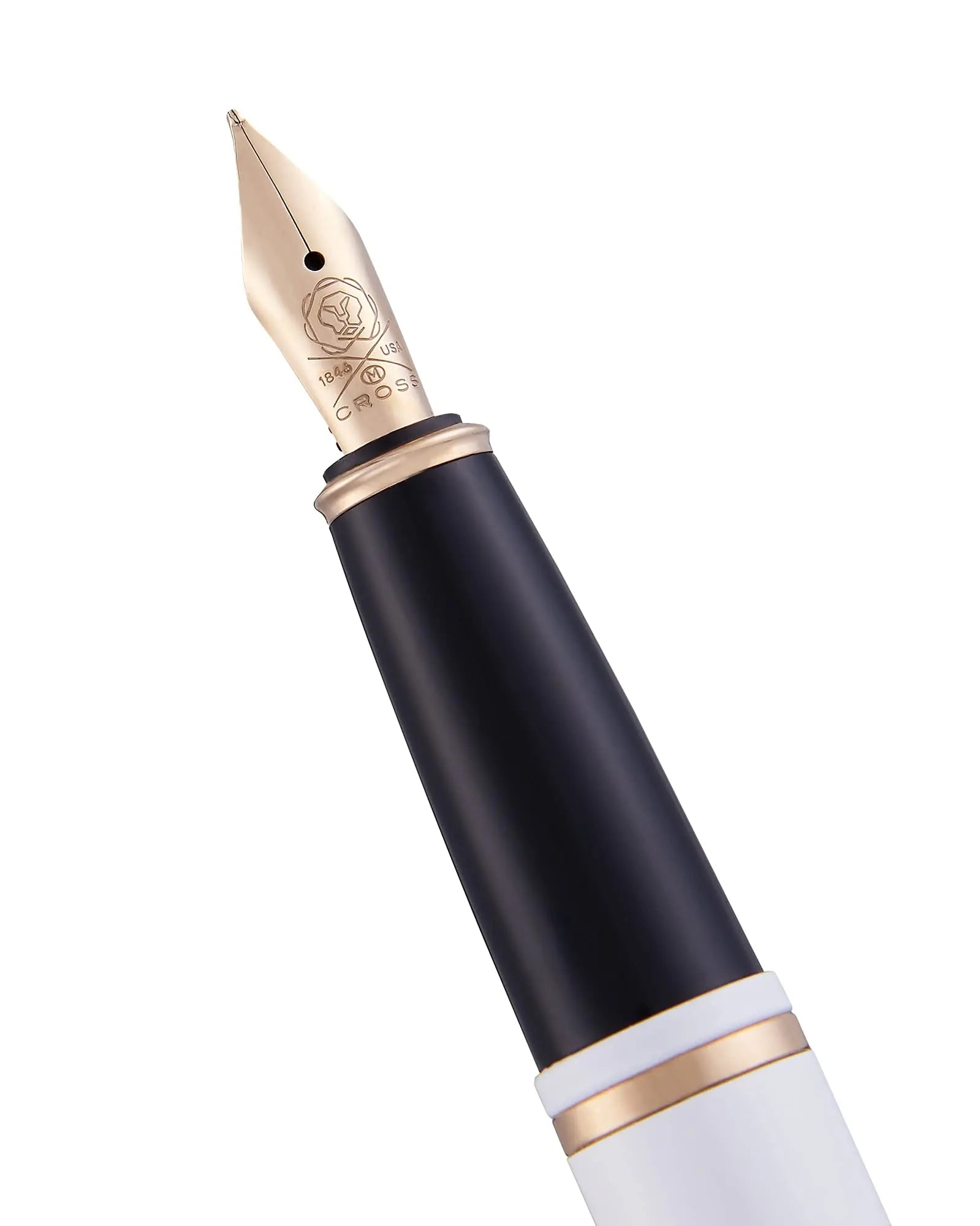 Calais Pearlescent White Lacquer Fountain Pen Cross
