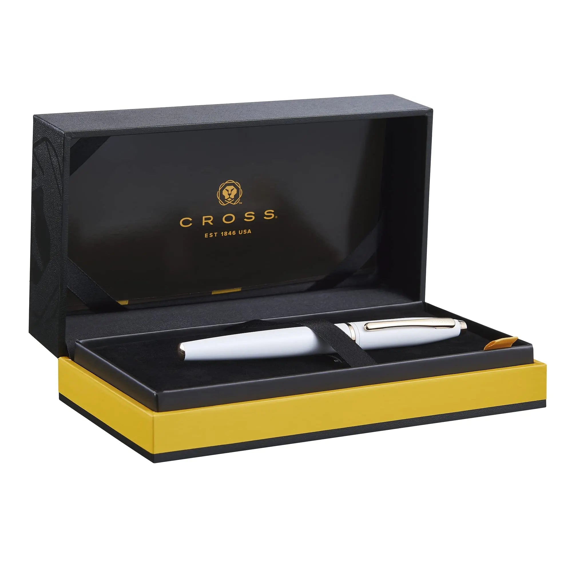 Calais Pearlescent White Lacquer Fountain Pen Cross