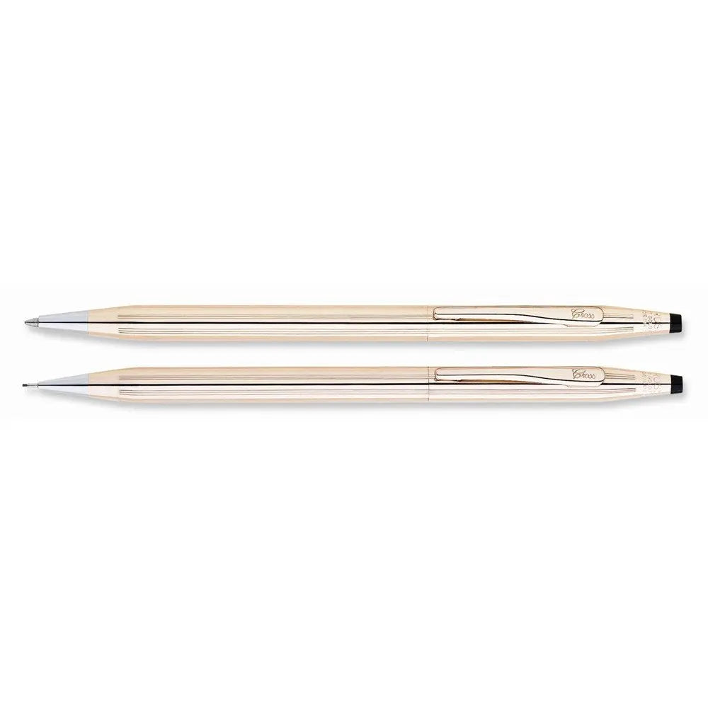 Century 14k Gold Filled Ball-point Pen and Pencil - Engravable Gift Item Cross