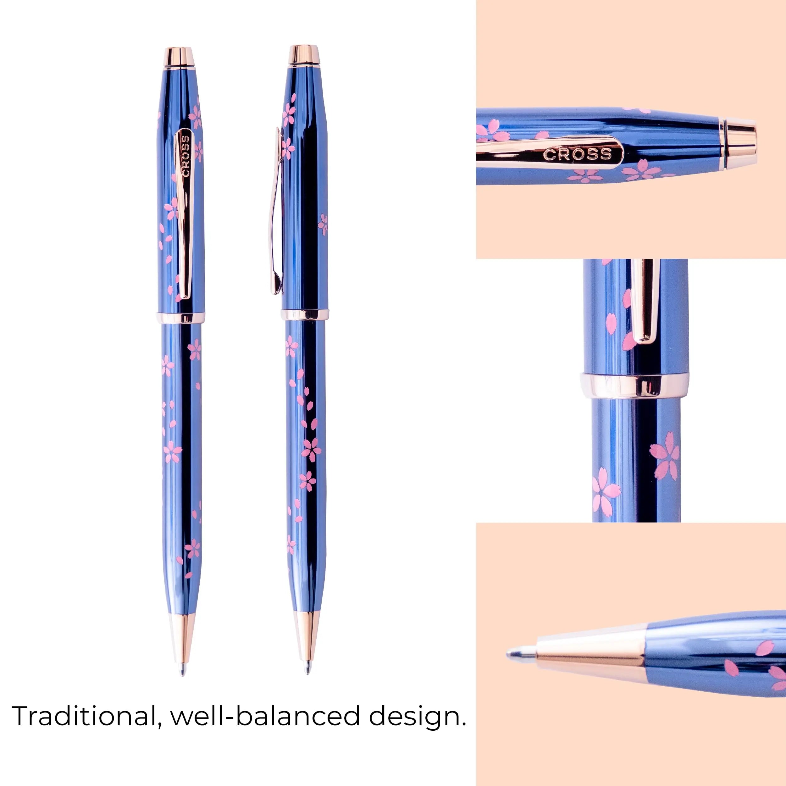 Century II High Glossy Lacquer with Polished Appointments Ballpoint Pen Cross
