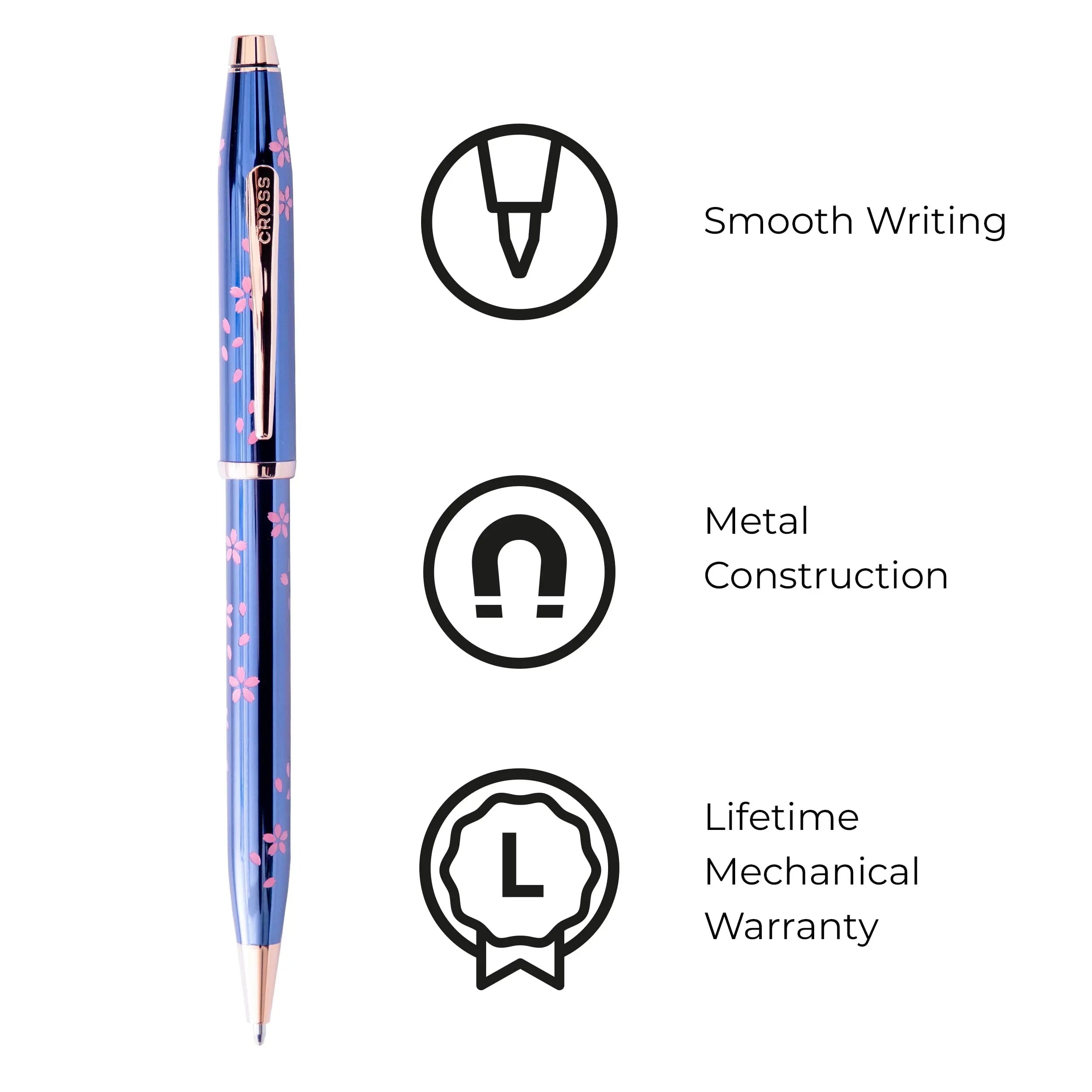 Century II High Glossy Lacquer with Polished Appointments Ballpoint Pen Cross