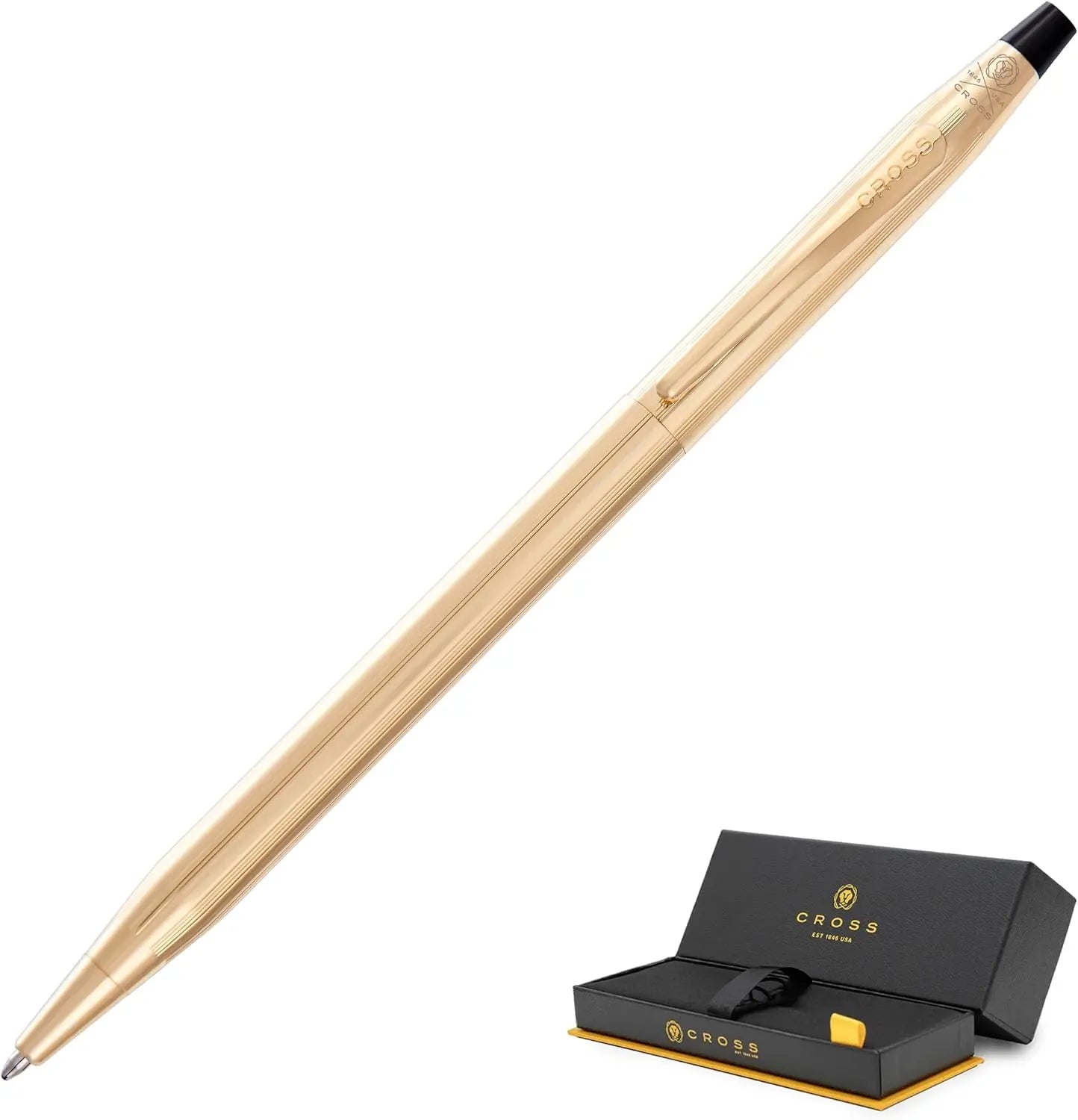 Classic Century 23kt Gold Plated Ballpoint Pen With 23kt Gold Plated Appointments Cross