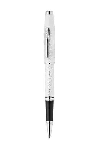 Coventry Zodiac Year of the Snake Pearl White Rollerball Pen Cross