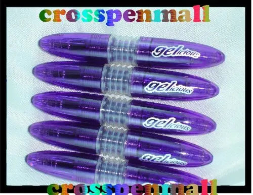 Cross 5 Victoria Purple Gelicious Rollerball Pens - crosspenmall.com