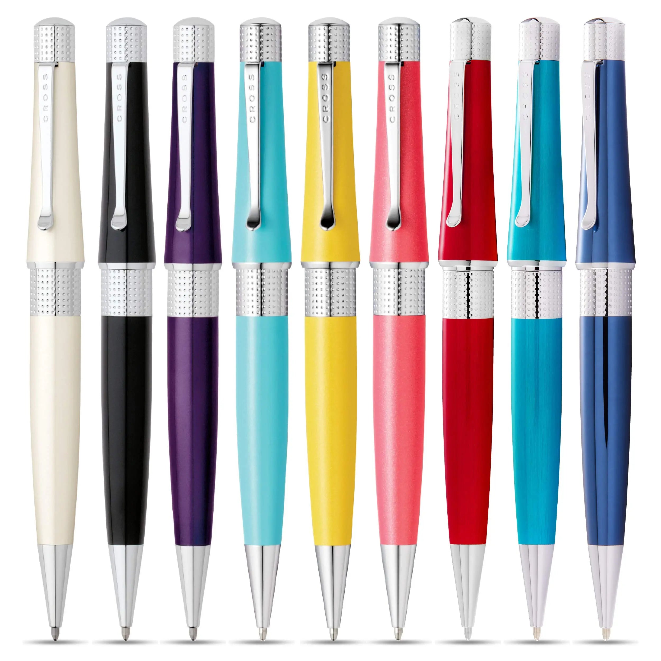 Cross AT0492S 7 Beverly Lacquer Purple Violet Lacquer Ballpoint Pen - crosspenmall.com