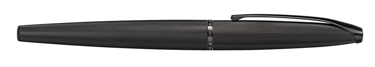 Cross ATX Stainless Steel Fine Nib Fountain Pen - Refillable Pen for Smooth Writing - Black Ink - Comfortable Grip - Long-Lasting - Professional Office Supplies cross