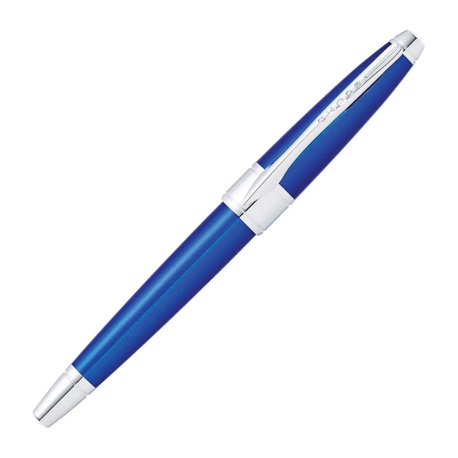 Cross Apogee Translucent Blue Lacquer Rollerball Pen Cross