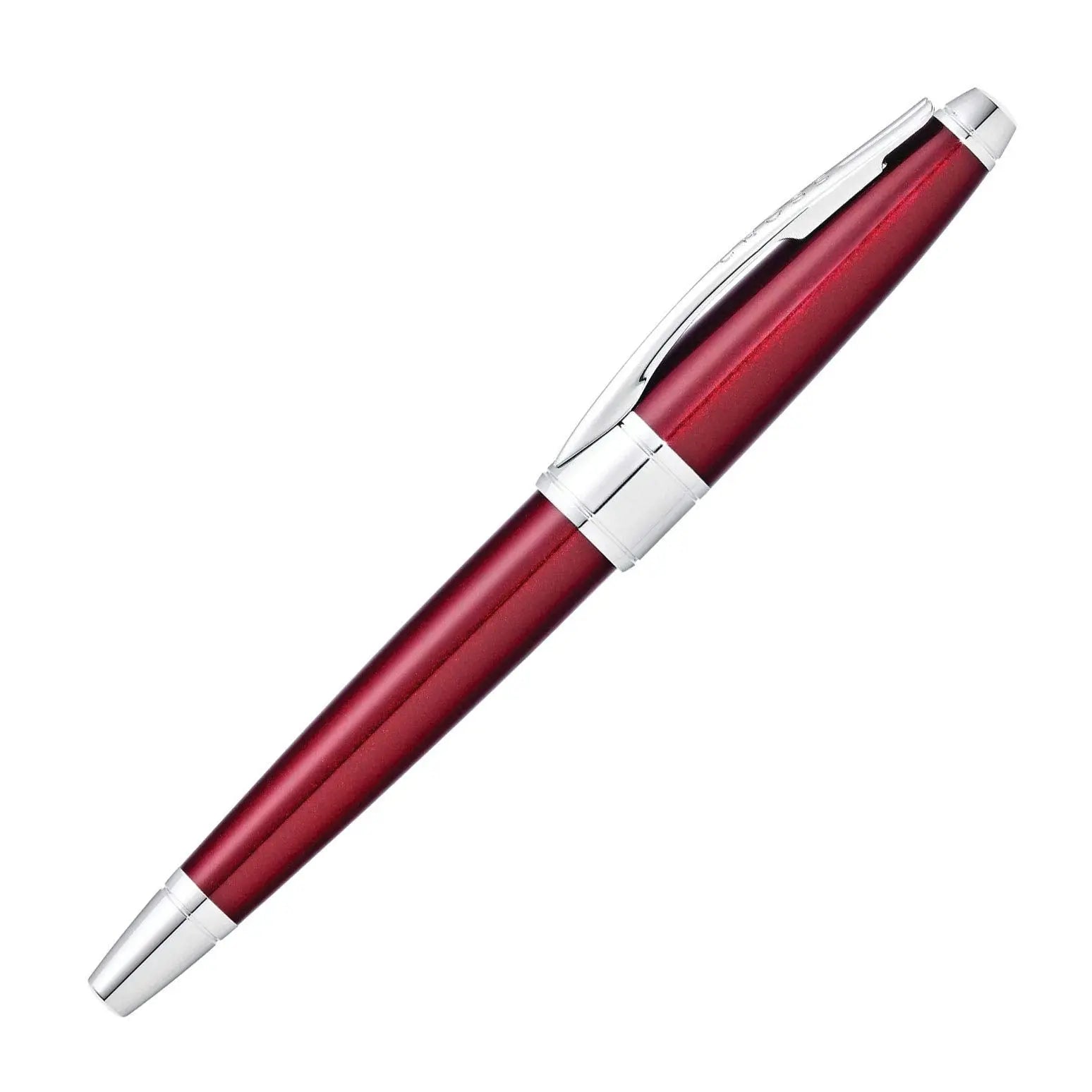 Cross Apogee Translucent Red Lacquer Rollerball Pen - crosspenmall.com