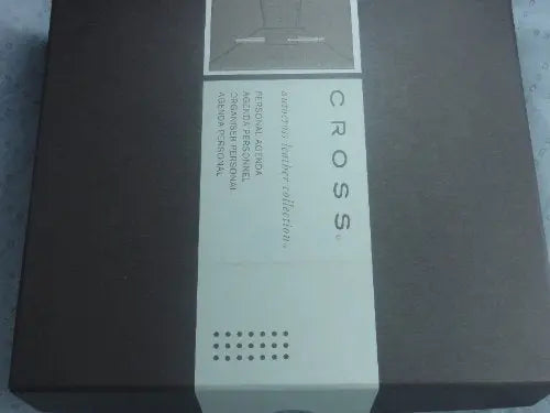 Cross Autocross Brown Italian Full Grain Pebbled Leather, Personal Agenda with Customed Cross Pen - crosspenmall.com
