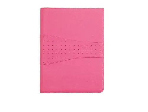 Cross Autocross Collection Pink Pebbled Leather Padfolio with Cross Pen - crosspenmall.com