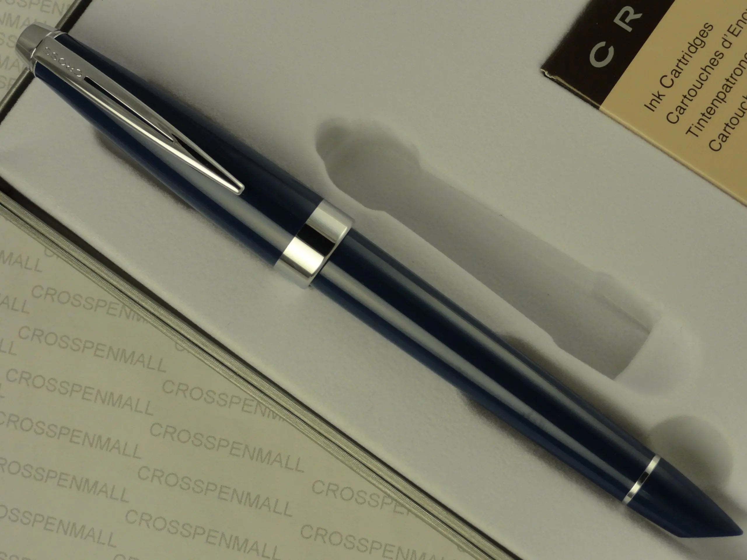 Cross Aventura Royal Blue Fountain Pen M Nib Cross