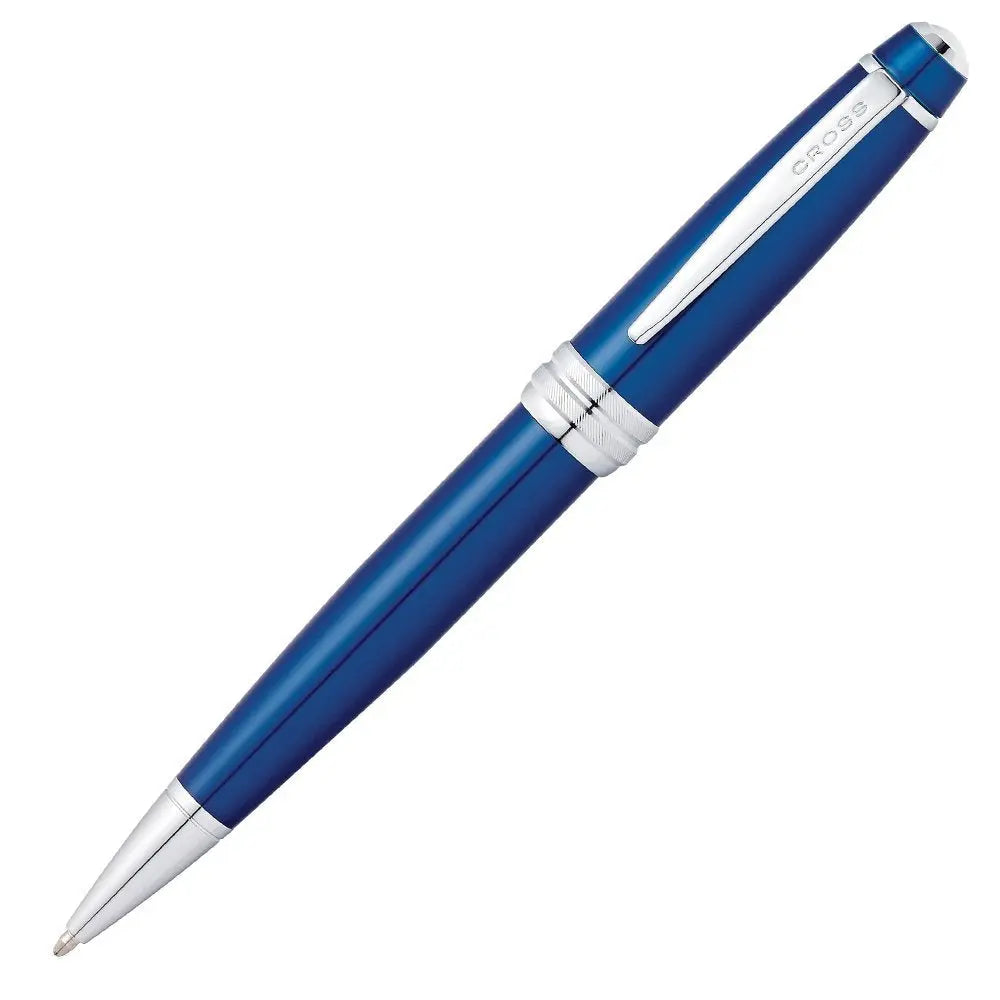 Cross Bailey Ballpoint Pen Blue Lacquer With 2 Bonus Refills - crosspenmall.com