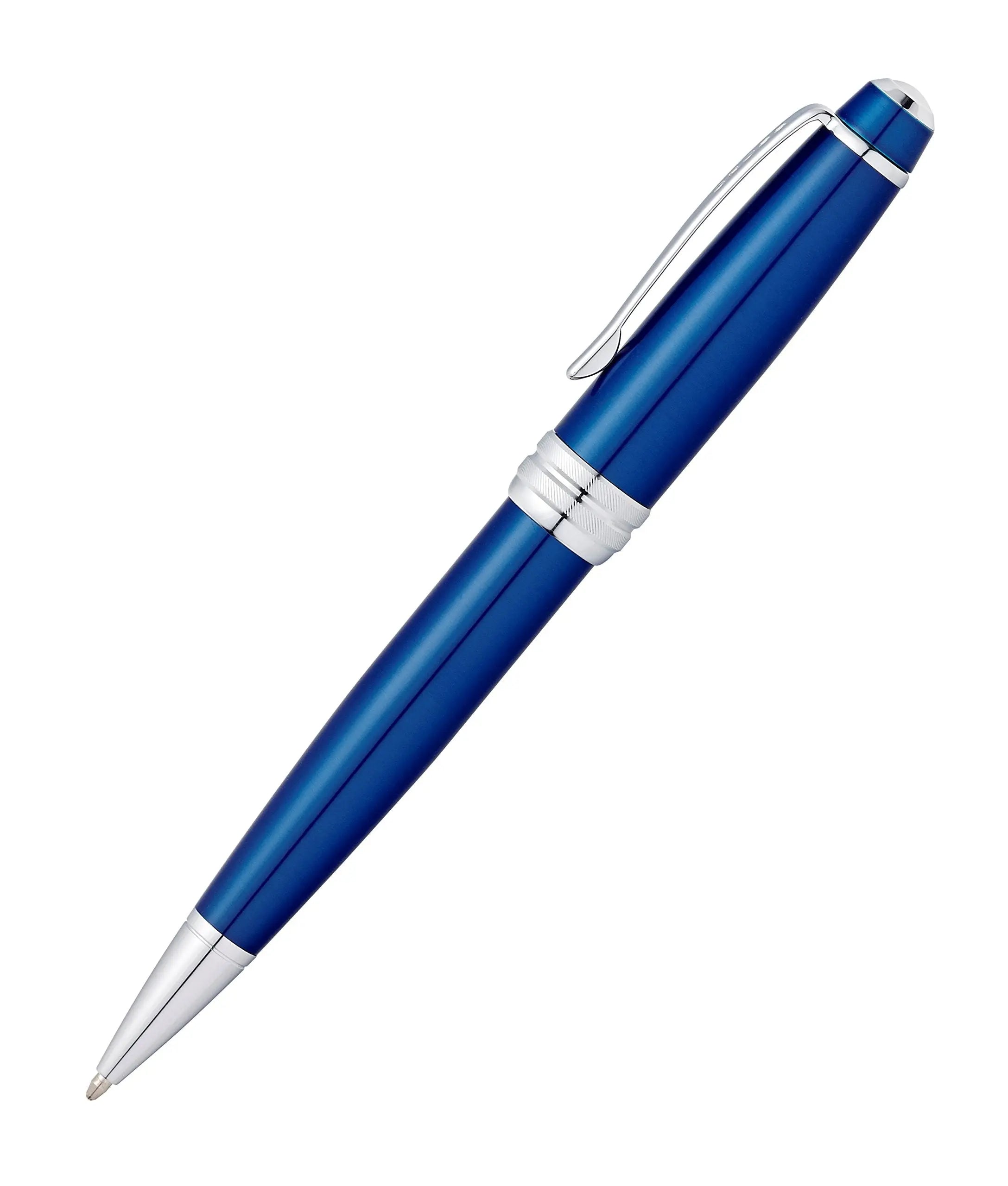 Cross Bailey Ballpoint Pen Blue Lacquer With 2 Bonus Refills - crosspenmall.com