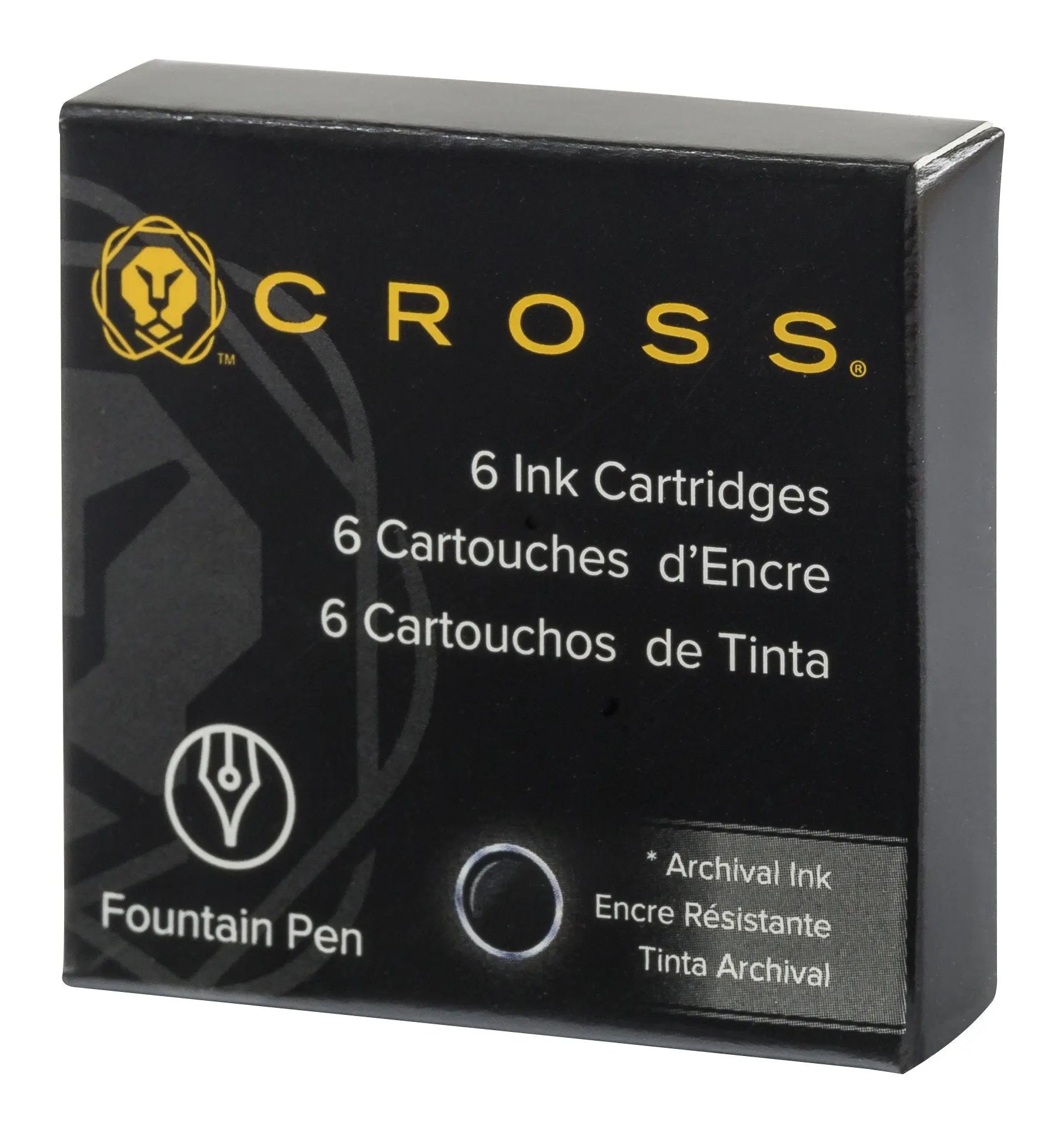 Cross Bailey Black Lacquer Ballpoint Pen Cross