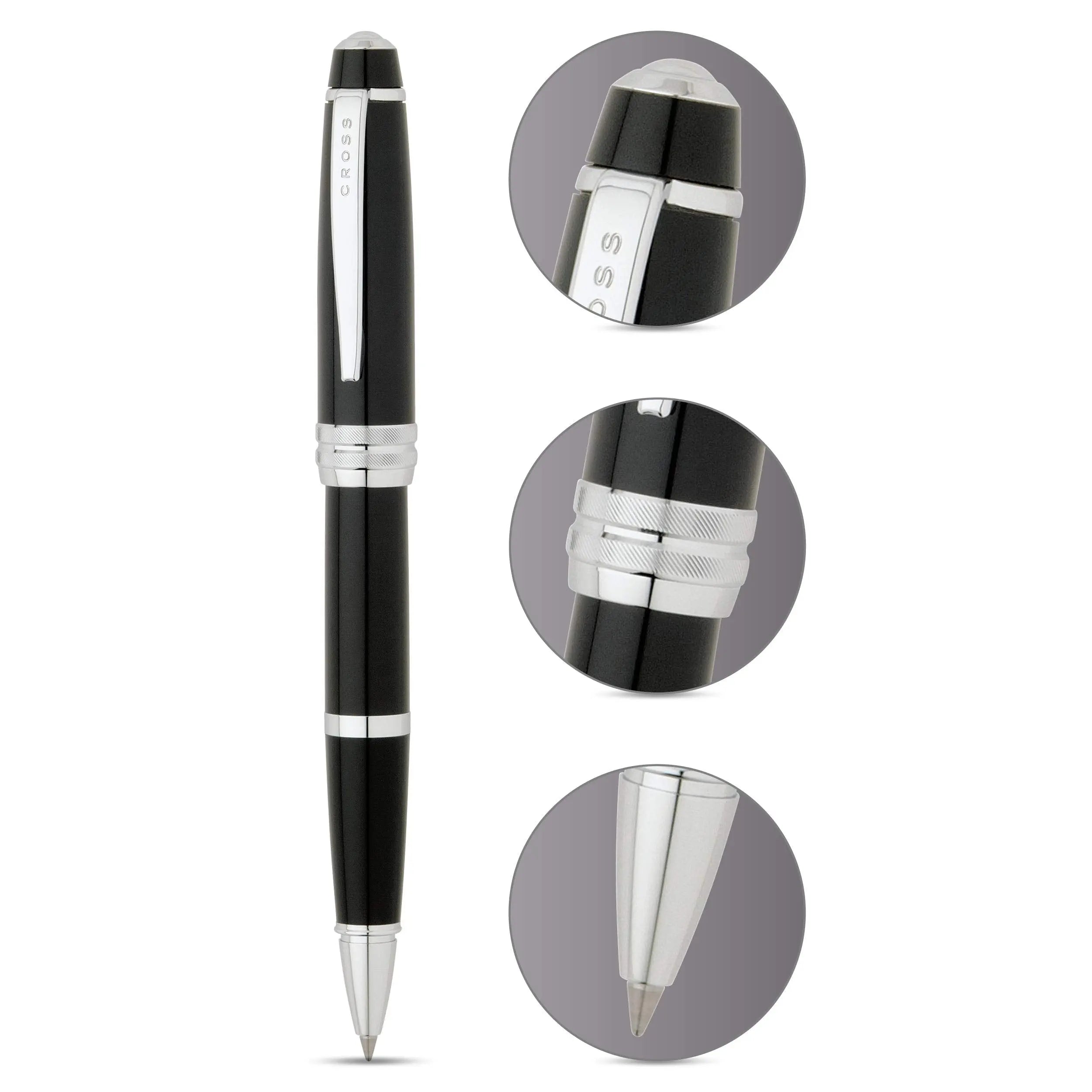Cross Bailey Black Lacquer Ballpoint Pen Cross