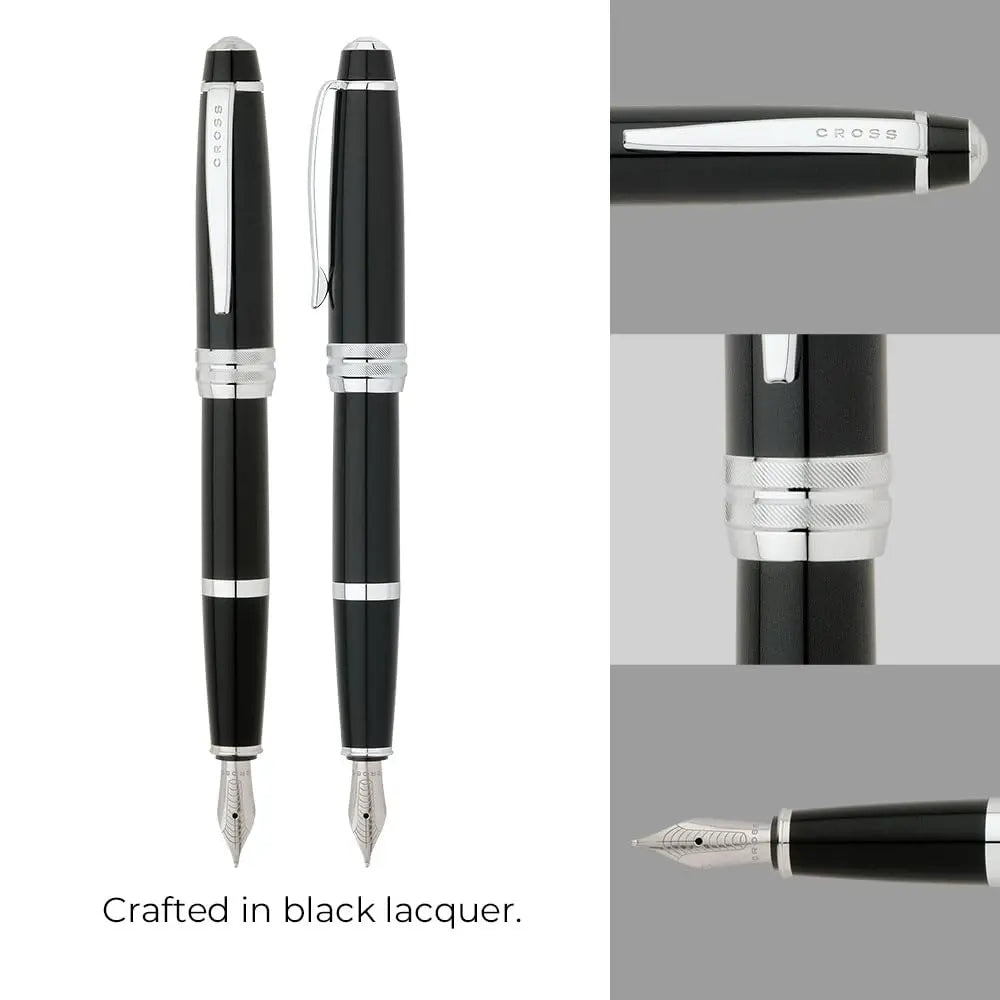 Cross Bailey Black Lacquer Ballpoint Pen Cross