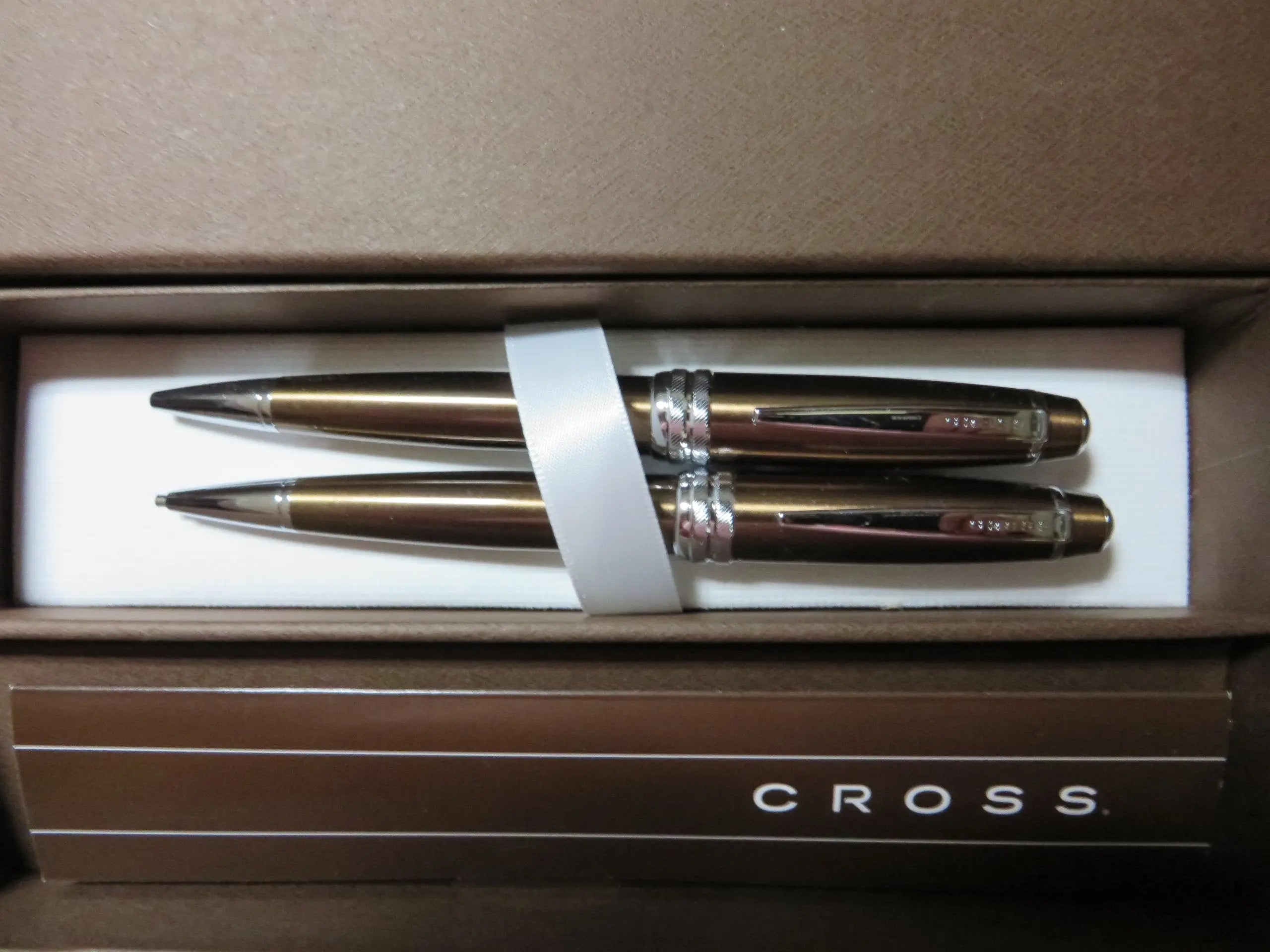 Cross Bailey Cocoa Brown Pen and Pencil Set -AT0451A-5 Cross