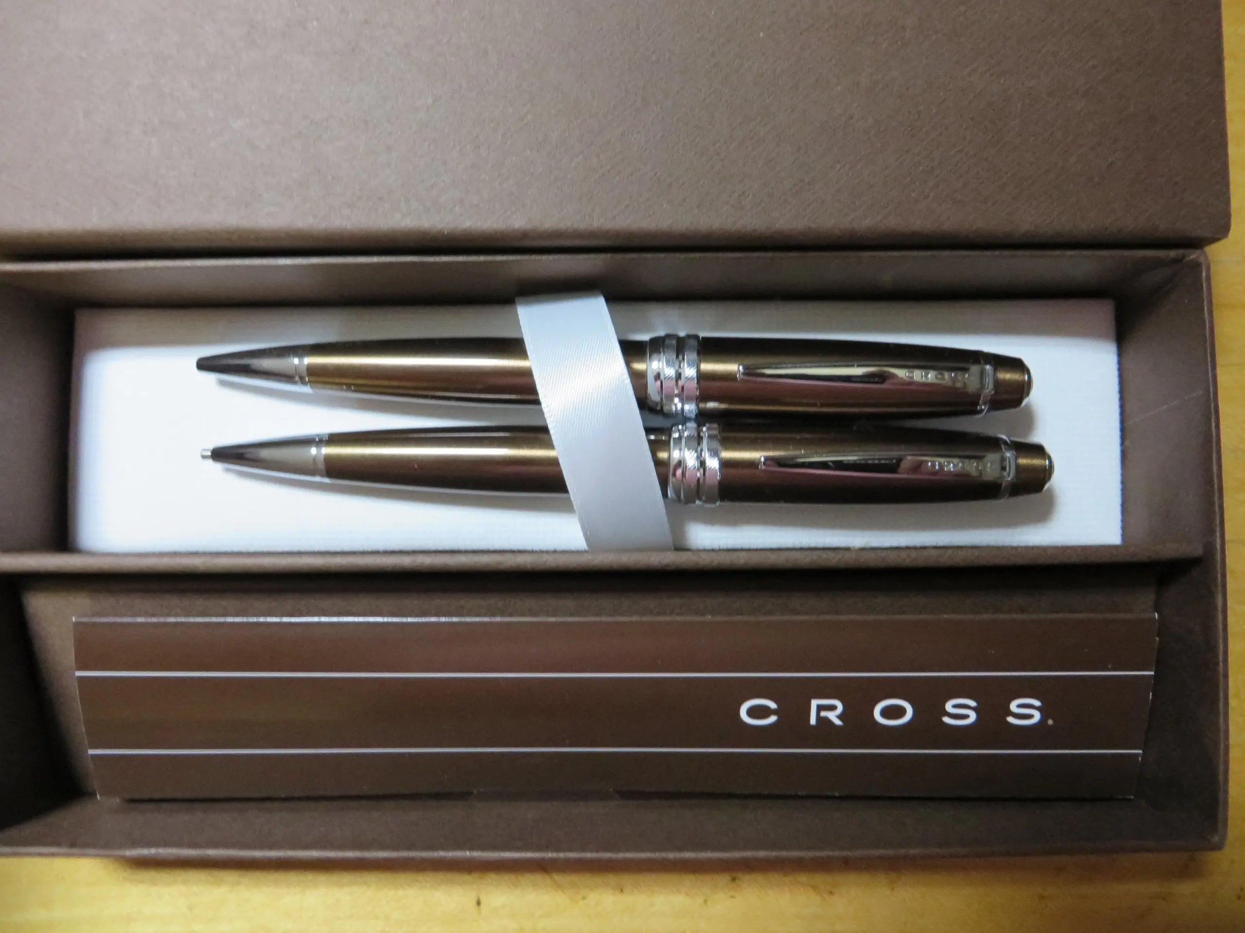Cross Bailey Cocoa Brown Pen and Pencil Set -AT0451A-5 Cross