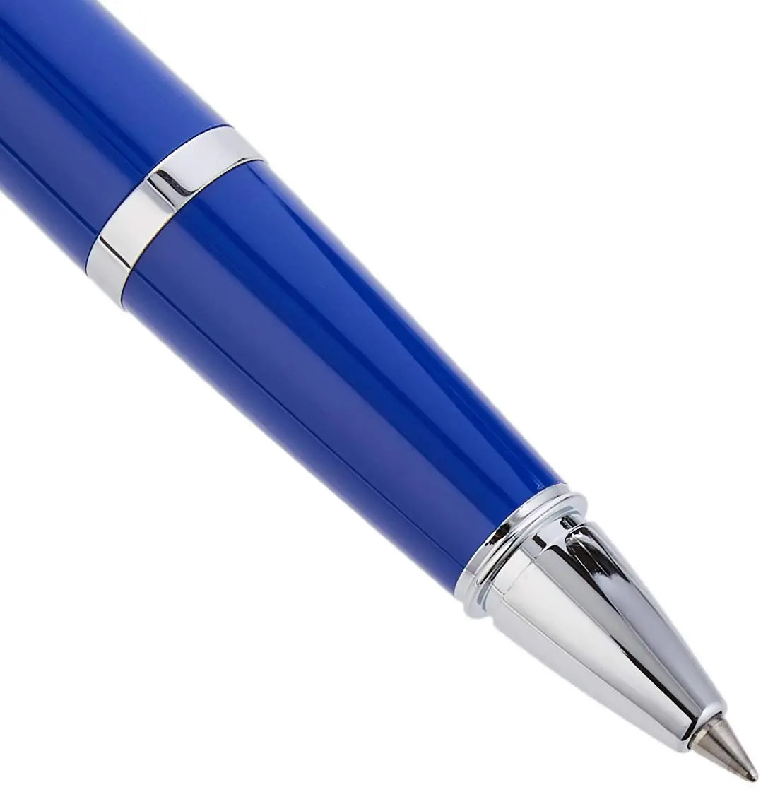 Cross Bailey Light Polished Resin Refillable Gel Ink Rollerball Pen, Medium Rollerball, Includes Premium Gift Box - Blue Cross
