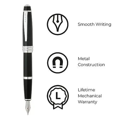 Cross Bailey - Premium Fountain, Ballpoint & Rollerball Pens with Gift Box Cross