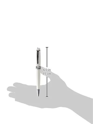 Cross Bailey Refillable Ballpoint Pen, Medium Ballpen, Includes Gift Box - White cross