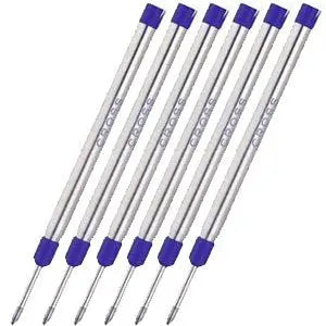 Cross Blue Jumbo Ball-Point Refill for Selectip Pens Medium Point 6 Pack - crosspenmall.com