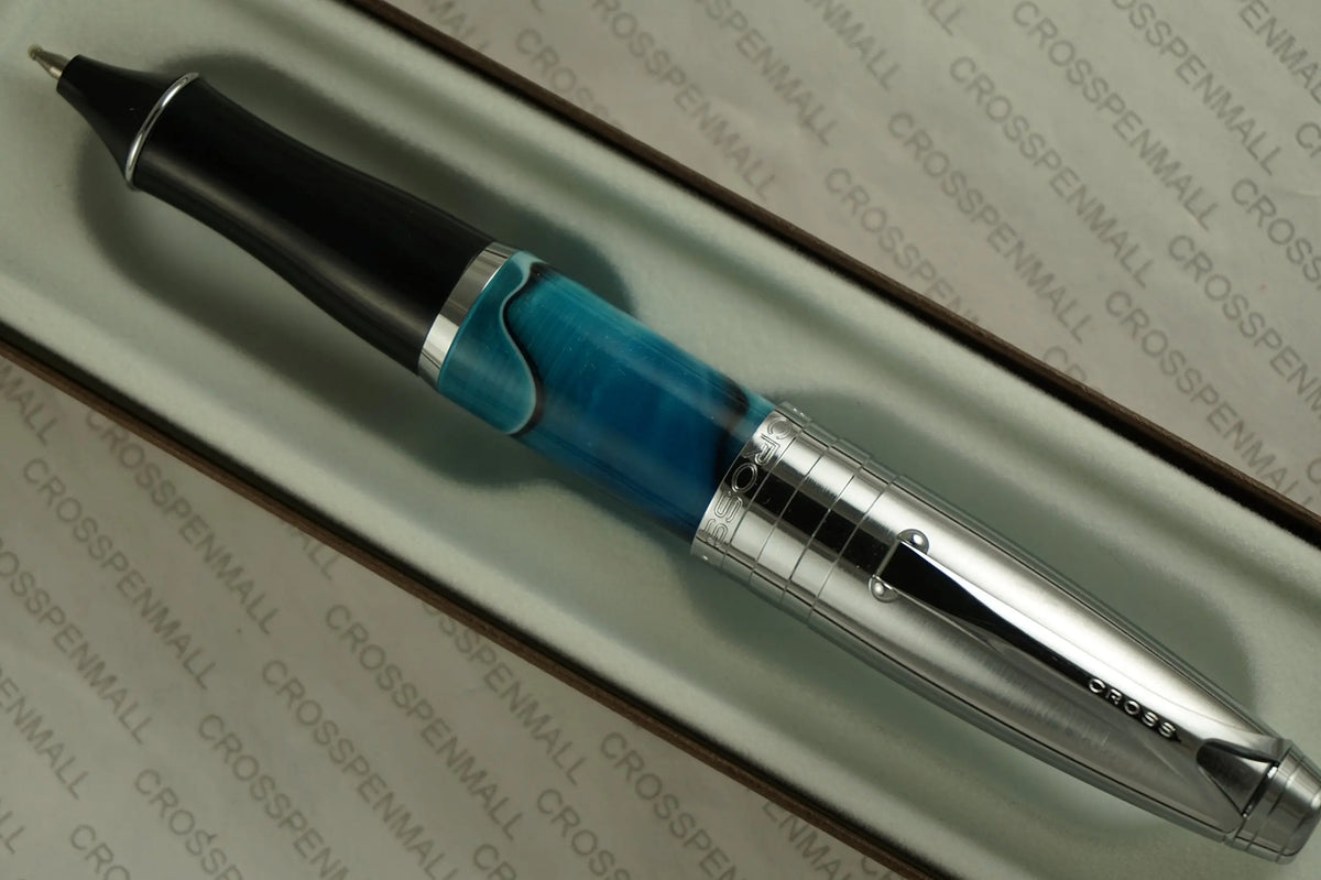 Cross Blue Marble Roadster Rollerball Gel Pen cross