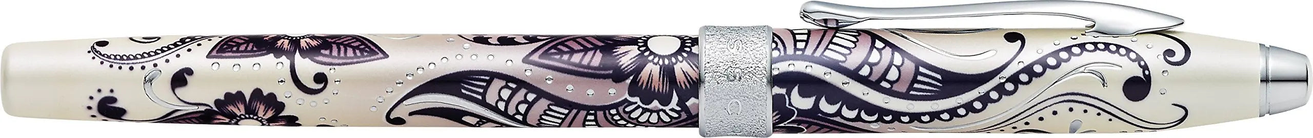 Cross Botanica Refillable Gel Ink Rollerball Pen, Medium Rollerball, Includes Premium Gift Box - Black Primrose Cross