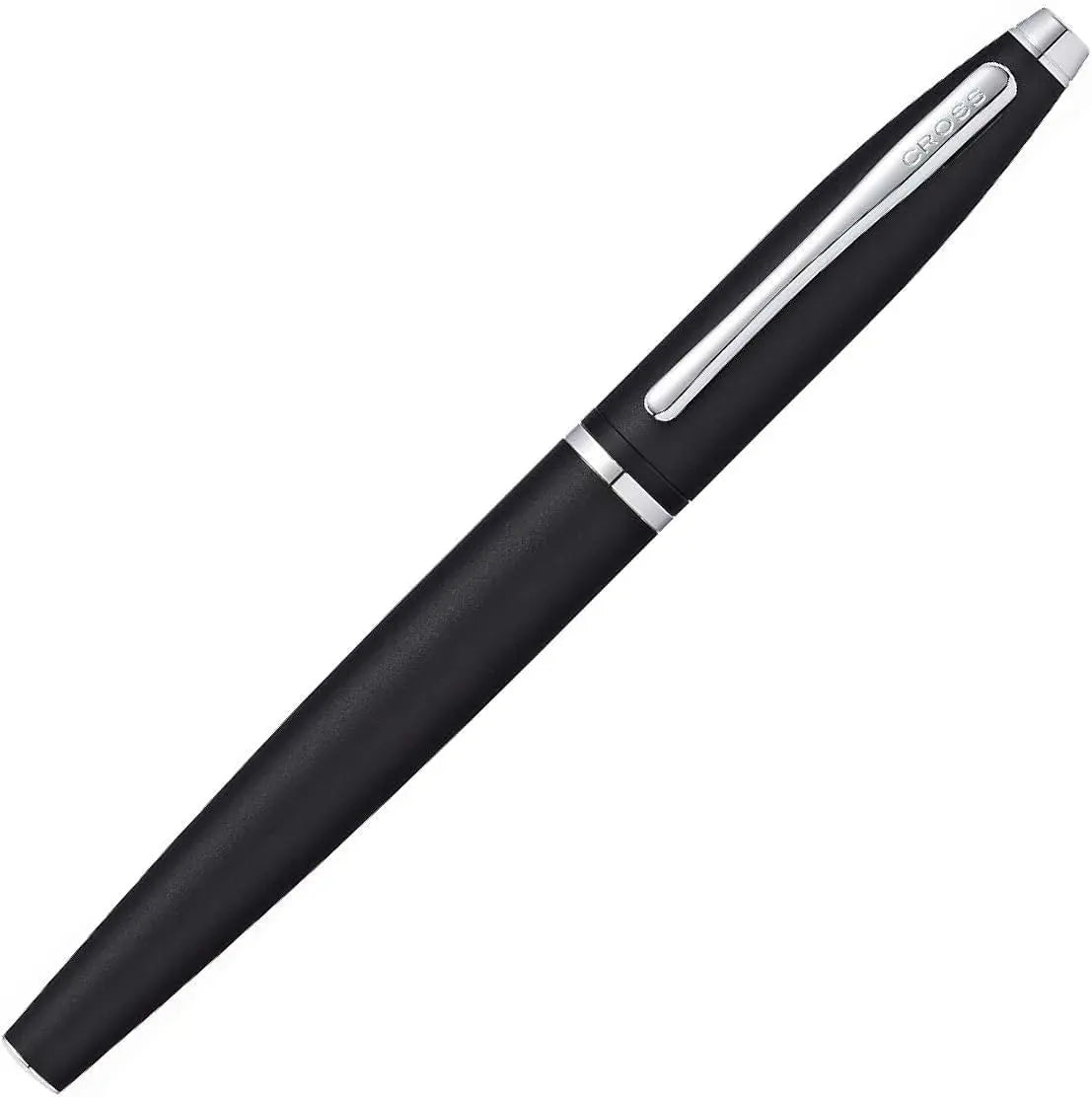 Cross Calais Fountain Pen, Medium Stainless Nib, Matte Black Cross