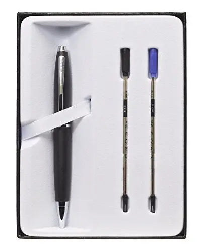 Cross Calais Matte Black Ballpoint Gift Set with 2 Bonus Refills (AT0112H-14) Cross