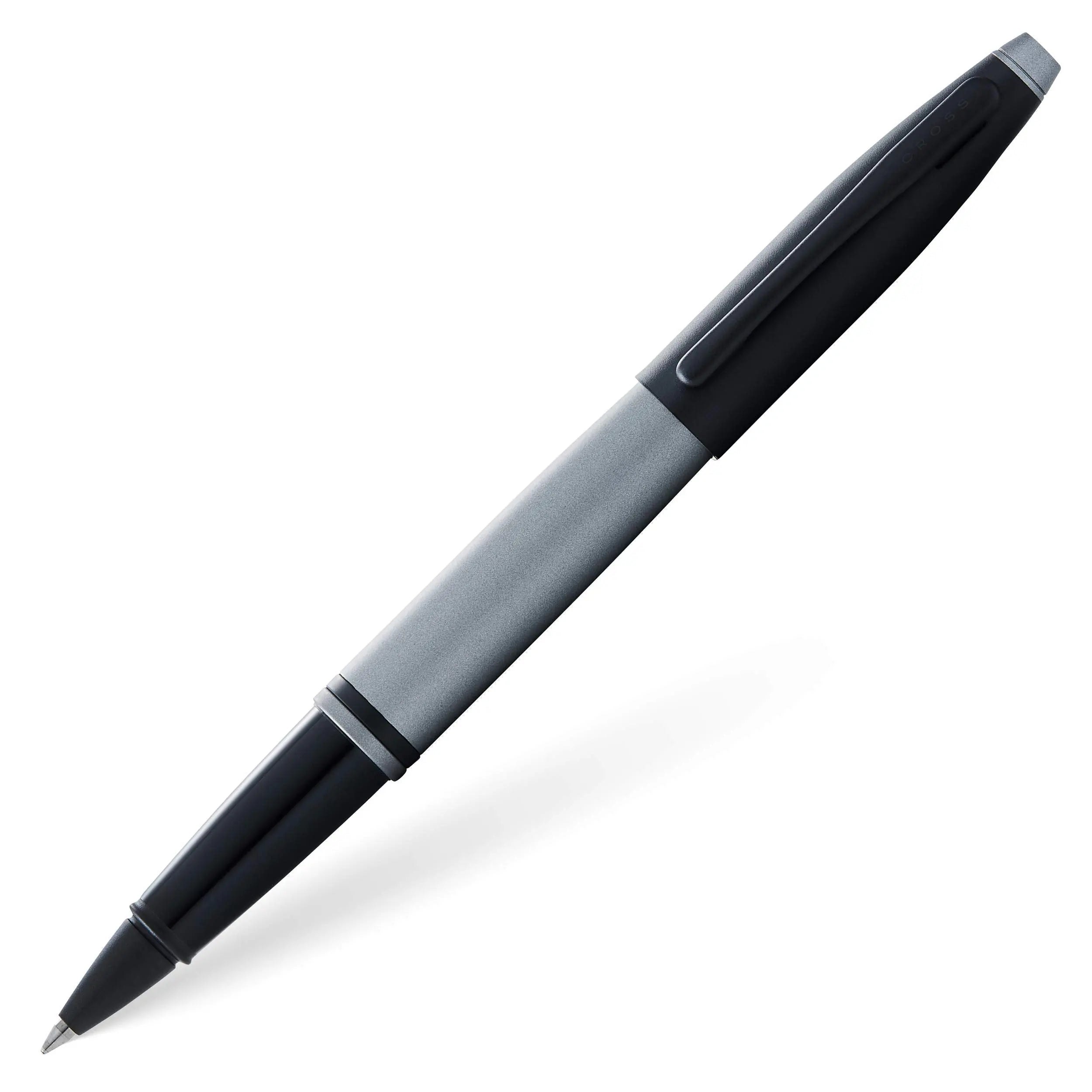 Cross Calais Matte Gray and Black Lacquer Rollerball Pen Cross