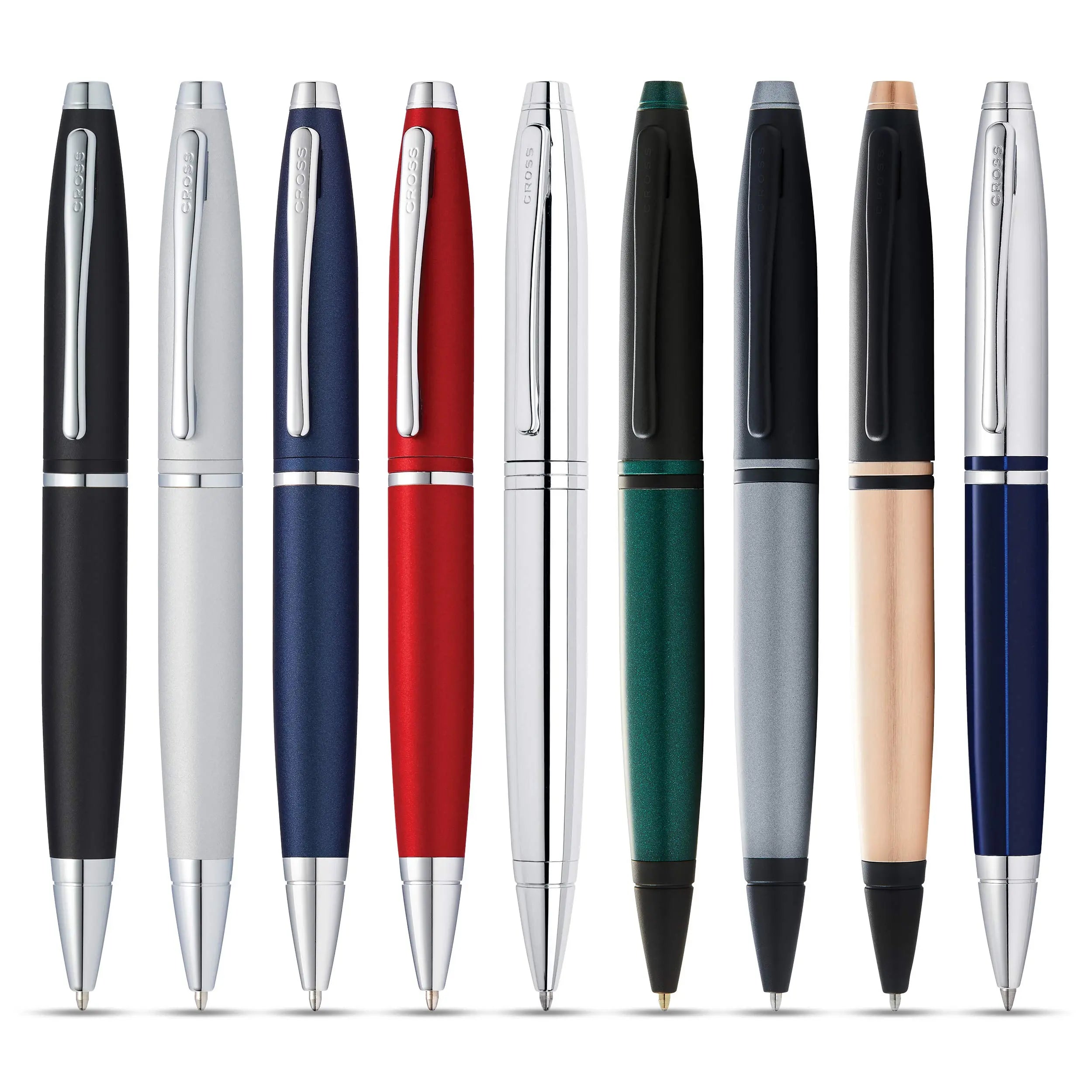 Cross Calais Matte Green and Black Lacquer Ballpoint Pen - crosspenmall.com