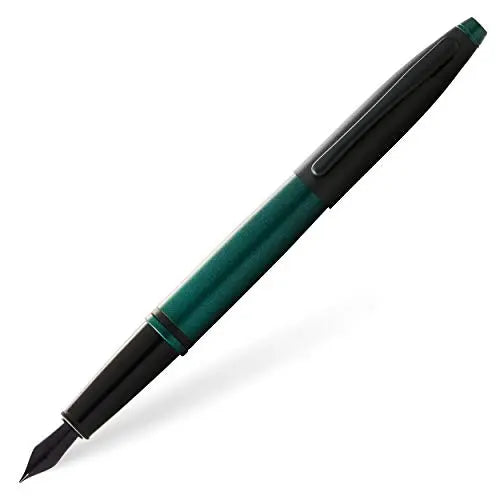 Cross Calais Matte Green and Black Lacquer Fountain Pen Cross