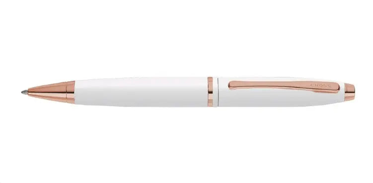 Cross Calais Pearlescent White Lacquer Ballpoint and White Journal Gift Set Cross