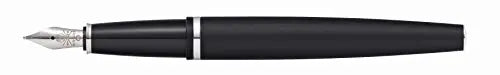 Cross Calais Refillable Fountain Pen, Medium Nib, Includes Premium Gift Box - Matte Black - crosspenmall.com