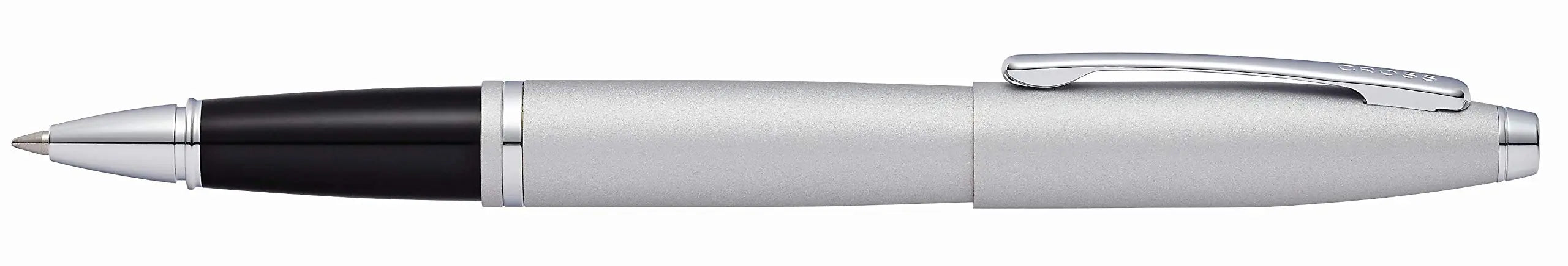 Cross Calais Refillable Gel Ink Rollerball Pen, Medium Rollerball, Includes Premium Gift Box - Satin Chrome Cross