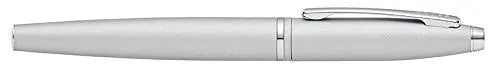 Cross Calais Refillable Gel Ink Rollerball Pen, Medium Rollerball, Includes Premium Gift Box - Satin Chrome Cross